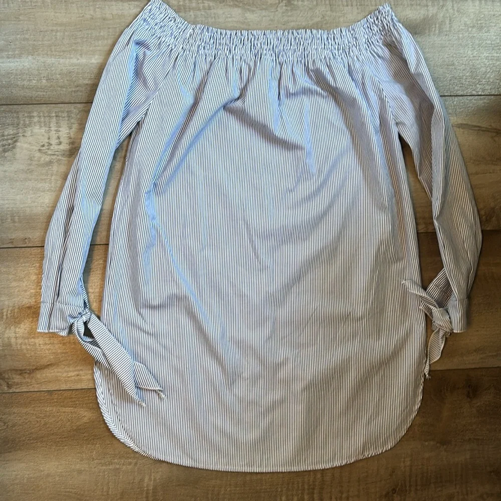 Molly Bracken off the shoulder striped tunic - Picture 7 of 7